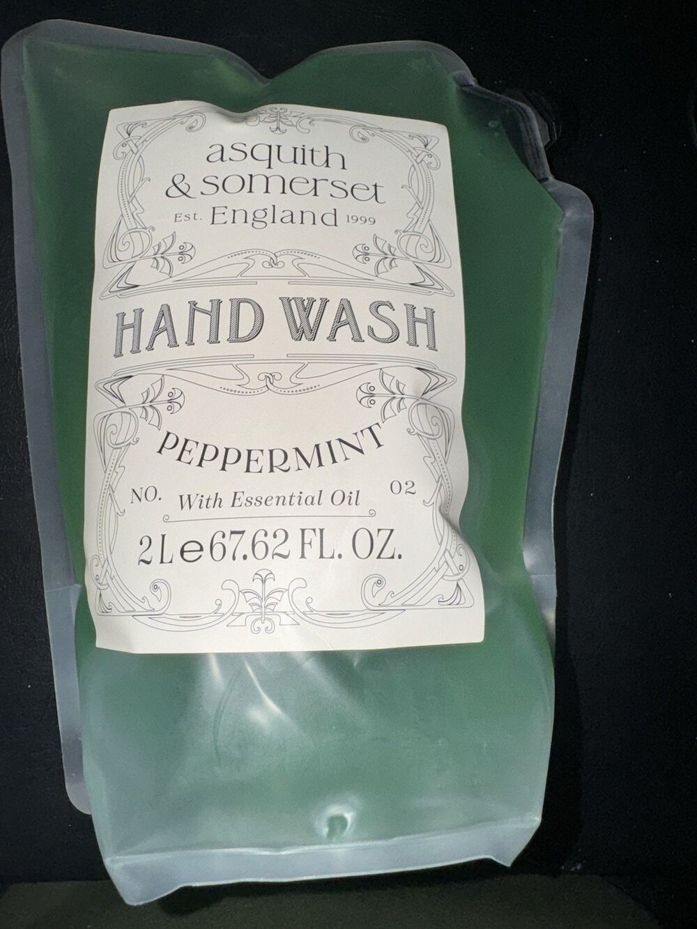 Asquith & Somerset Peppermint Hand Soap Refill 34 Fl Oz NEW!
